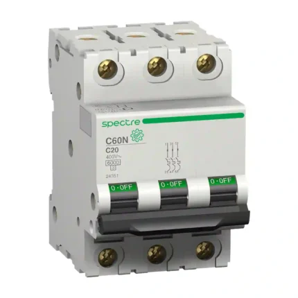 کلید مینیاتوری C60N سه پل اسپکتر